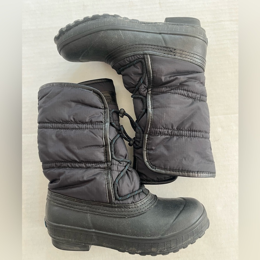 Tretorn Snoega rain snow boots size 37 EU black puffy tall
